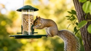 How to Stop Squirrels, Raccoons, Mice, and Bully Birds From Stealing Bird Feeder Seed